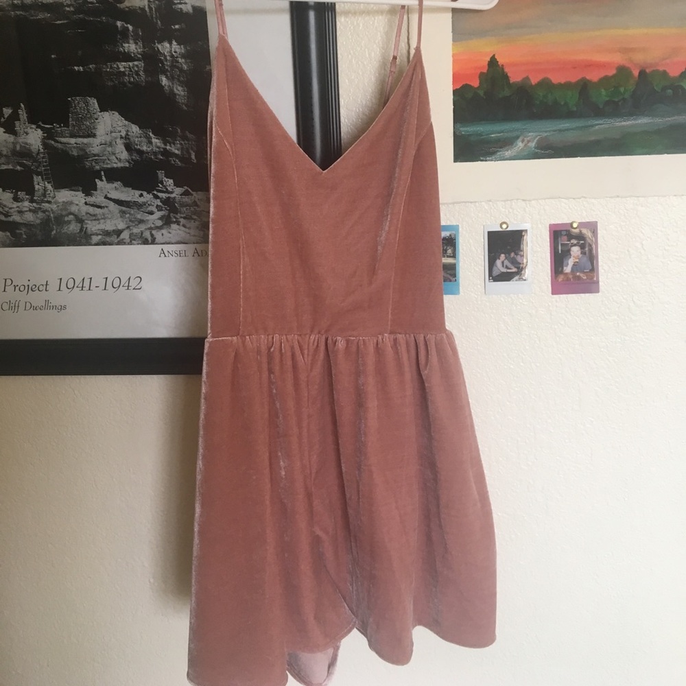 Gianni Bini Velvet Romper